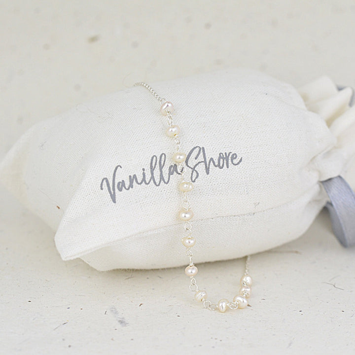 Pearl and Chain Anklet