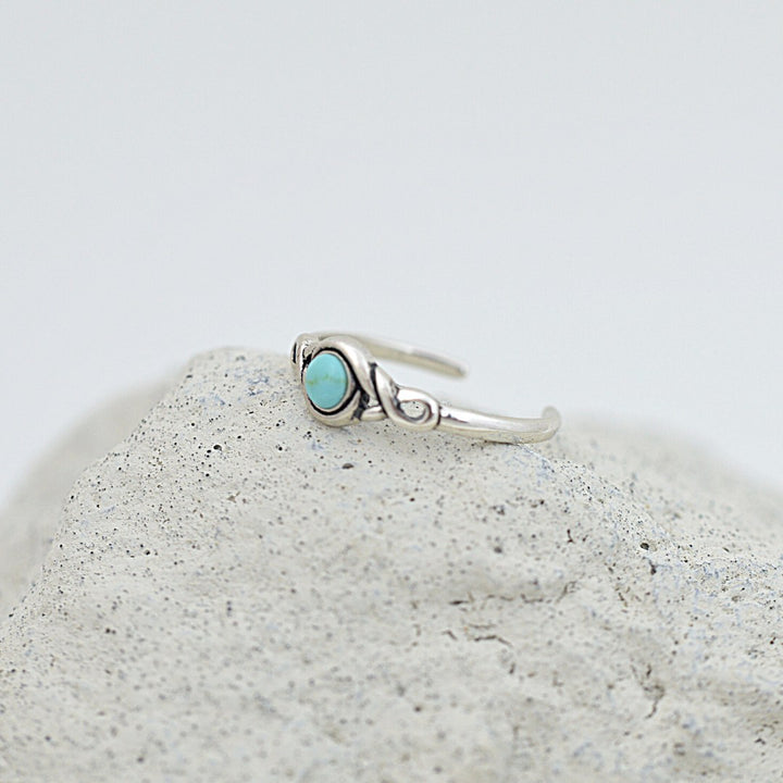 Turquoise Tranquility Toe Ring