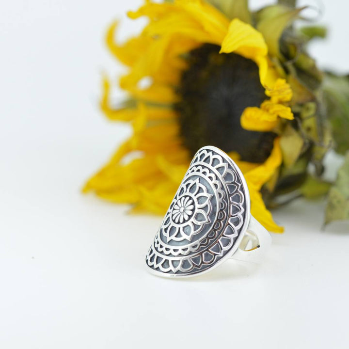 Bohemian Sunflower Ring