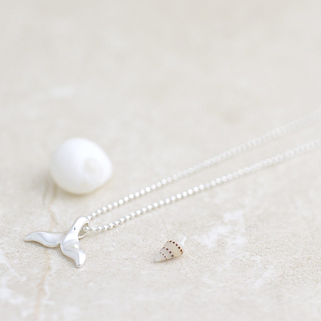 Dainty Whale Tail Necklace