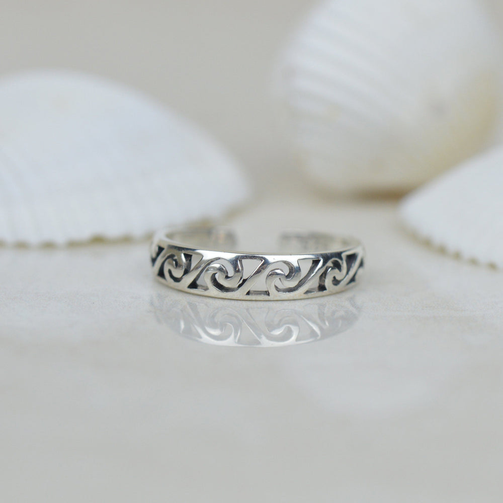 Toe Rings - Waves In Motion Toe Ring